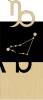 Astrological sign plate Capricorn