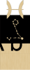 Astrological sign plate Pisces