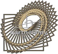 Spiral Vortex openwork Bronze