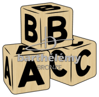 ABC cubes Bronze
