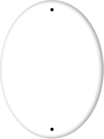 Oval Vertical with holes