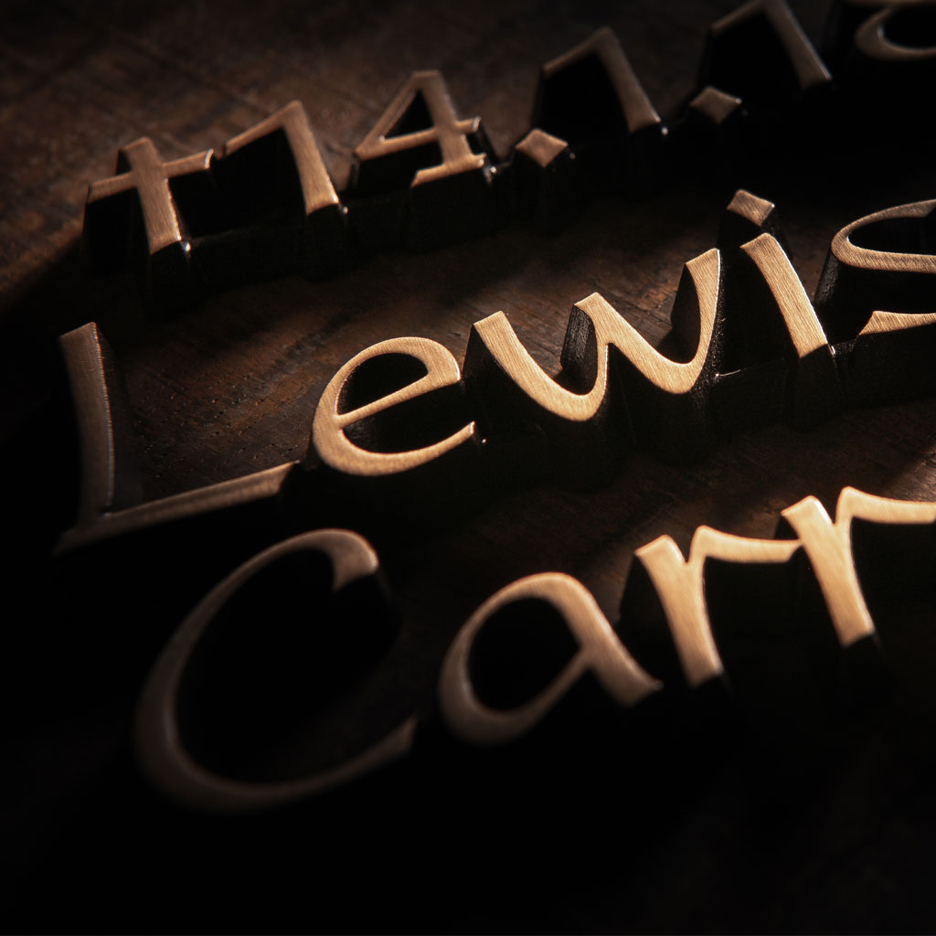 Funerary Letter Engraving